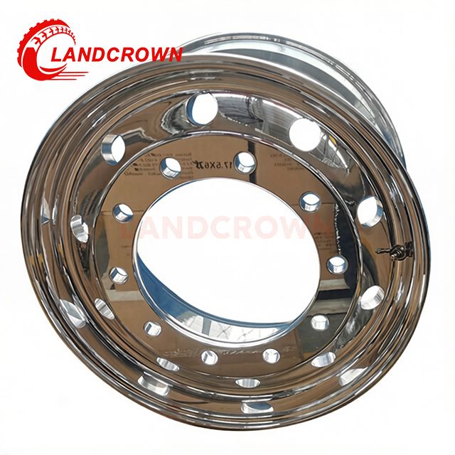 Chine 22.5X14.00 Jante de camion en aluminium forg&eacute; - 455/55 R22.5 Fit