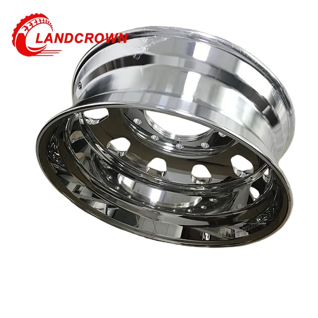 Llanta de cami&oacute;n de aluminio forjado 24x8.25 y 24x10 de f&aacute;brica de China