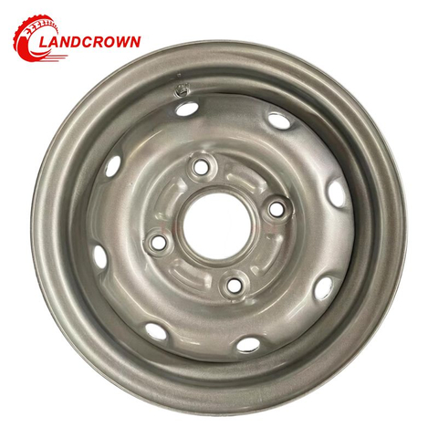 Petites jantes en acier Tubeless de 14 pouces, 3.00DX14 4.5JX14 5JX14, adapt&eacute;es &agrave; une remorque/van/minibus, pneu 4.00-14/4.50-14 5.00-14 6.00-14 6.50-14