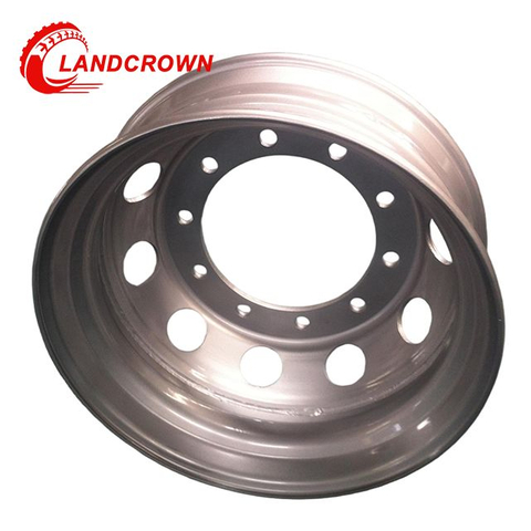 Jante en acier pour camion tubeless 22,5x6,75, fabricant chinois 