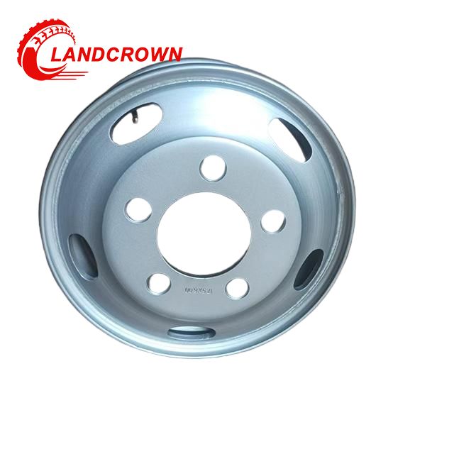 Jante de roue de camion en acier tubeless du fabricant 17.5x6.0 de la Chine