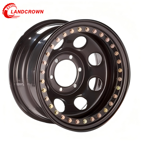حافة عجلة فولاذية مقاس 15 بوصة للطرق الوعرة للمركبات 31x10.50R15 4x4